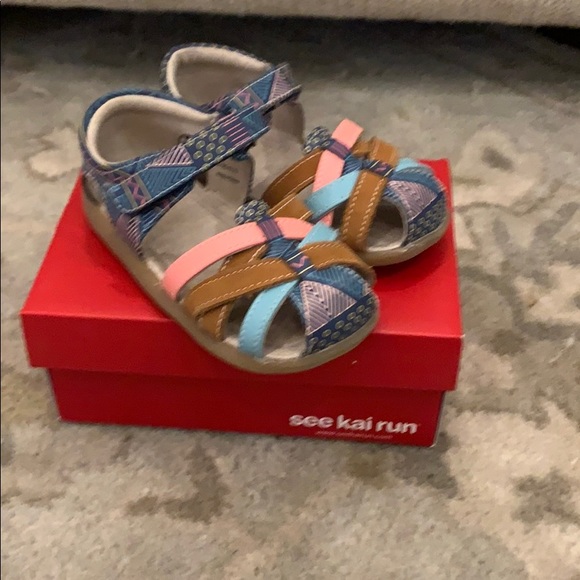 See Kai Run Other - See Kai Run Sandals Brown and Blue Size 9